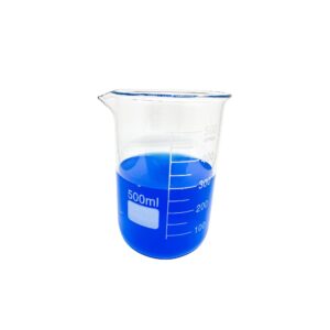 Béquer (Becker) Forma Baixa Graduado Vidro Boro 3.3 500mL