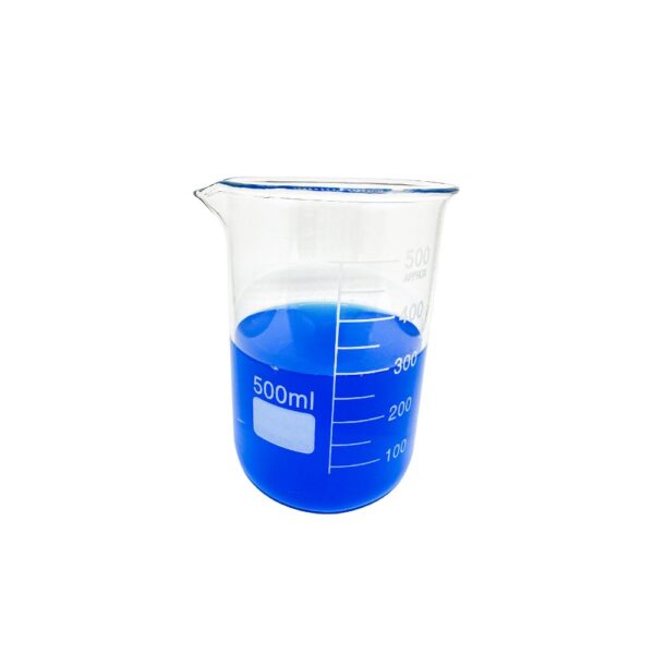 Béquer (Becker) Forma Baixa Graduado Vidro Boro 3.3 500mL