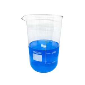Béquer (Becker) Forma Baixa Graduado Vidro Boro 3.3 4000mL