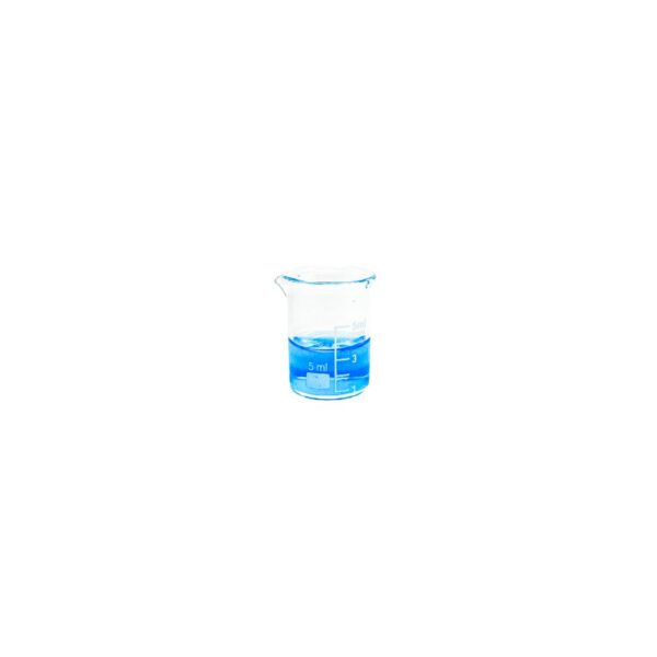 Béquer (Becker) Forma Baixa Graduado Vidro Boro 3.3 5mL