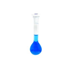 Balão Volumétrico Graduado Vidro Boro 3.3 com Rolha de Poli 50mL