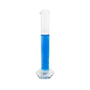 Proveta Graduada Boro 3.3 com Base de Vidro 50mL