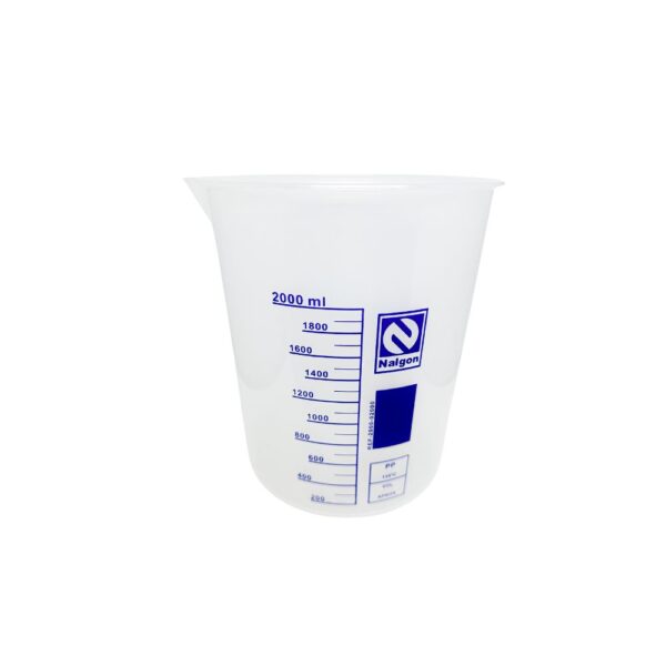 Béquer em PP Autoclavável 2000mL Subd. 100/100mL - Imagem 2