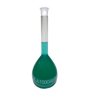 Balão Volumétrico Graduado Vidro Boro 3.3 com Rolha de Poli 1000mL