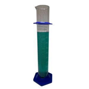 Proveta Graduada Boro 3.3 com Base de Polipropileno 500mL