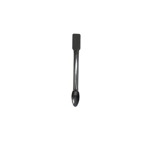 Espátula com Colher em Chapa de Aço Inox 15cm