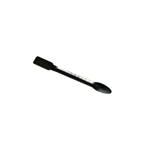 Espátula com Colher em Chapa de Aço Inox 15cm - Imagem 2