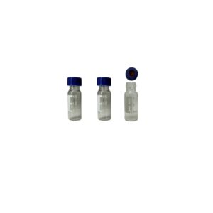 Kit Vial com Tampa Rosca PP com Pré Corte 100 unidades