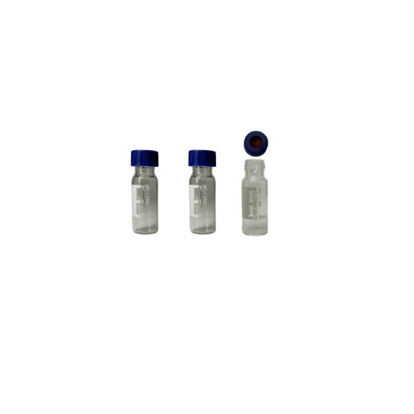 Kit Vial com Tampa Rosca PP com Pré Corte 100 unidades