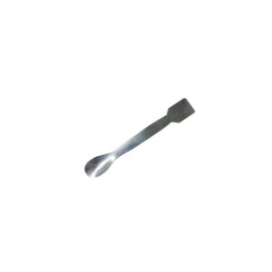 Espátula com Colher em Chapa de aço Inox 17cm