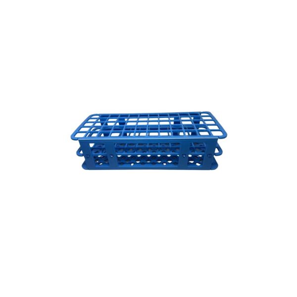 Estante em Polipropileno para 60 Tubos de Ensaio 17mm Azul