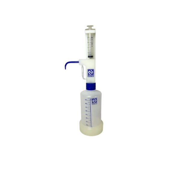 Repipetador em Polipropileno Regulável de 1 a 20ml com Frasco 1 Litro