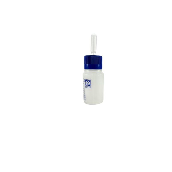 Frasco Conta Gotas em Polietileno Graduado 125ml com Pipeta de 3ml