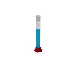 Proveta Graduada de Vidro e Base Hexagonal de Polipropileno 100ml