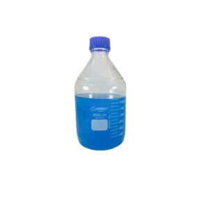 Frasco Reagente Graduado com Tampa Rosca Azul Anti Gotas 2000ml