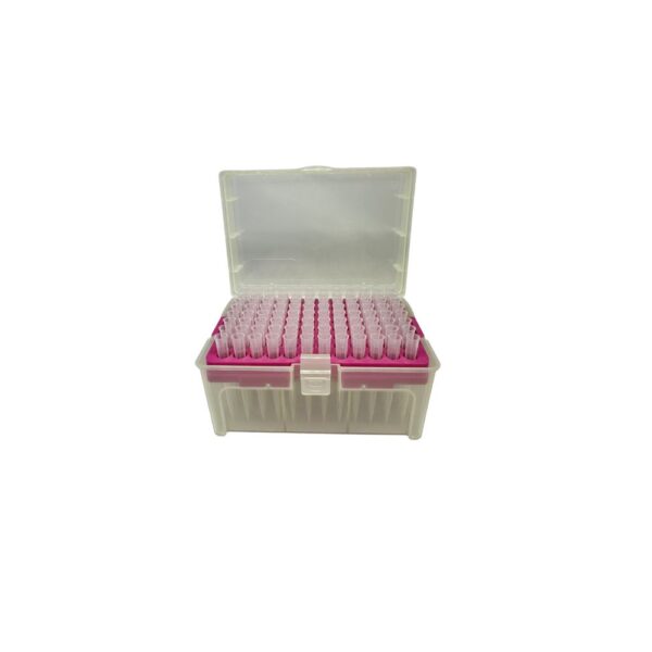 Ponteira PCR com Filtro Tipo Gilson 100uL Estéril Rack com 96 unidades