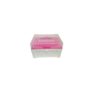 Ponteira Tipo Gilson Universal Transparente 10uL com Filtro em Rack Livre de DNase e RNase Estéril
