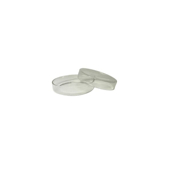 Placa de Petri Vidro Borossilicato 100x20mm Espessura de 1 a 1,2mm