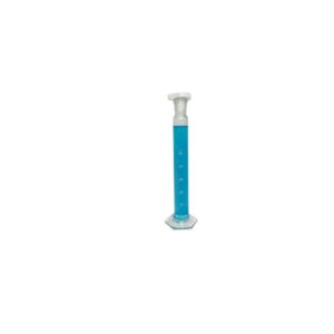 Proveta Graduada Base Vidro Vidro Boro 3.3 Rolha de Polietileno 50ml