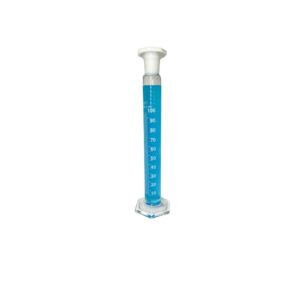 Proveta Graduada Base Vidro Vidro Boro 3.3 Rolha de Polietileno 100ml
