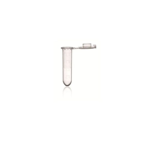 Tubo PCR Tipo Eppendorf Graduado 2,0ml Estéril Livre DNASE/RNASE Pacote 500 unidades