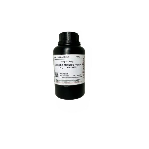 Anidrido Crômico VI P.A 500G CAS 1333-82-0 Dinâmica