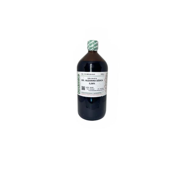 Solução Alizarina 0,36% Alcoólica 100ml Dinâmica