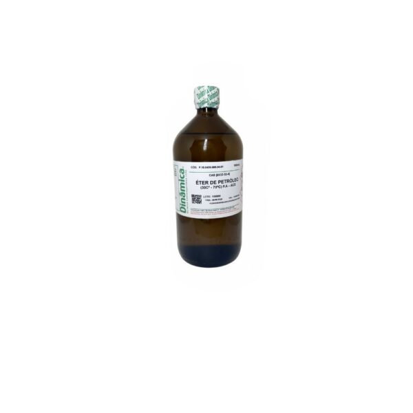 Éter de Petróleo 30°C - 70°C PA ACS 1Litro CAS 8032-32-4 Dinâmica