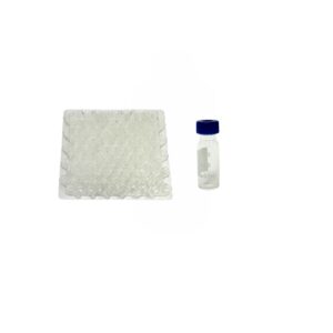 Kit Vial 2ml 9mm Incolor Tampa Rosca PP Septo PTFE Sem Pré Corte com 100 Unidades
