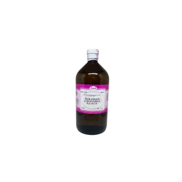 Eter Etilico P.A ACS 100% 1000ml CAS 60-29-7 Labsynth