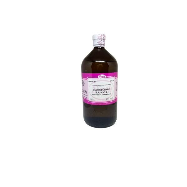 Clorofórmio PA ACS ( Estabilizado com Amileno ) 100% 1000ml CAS 67-66-3 Labsynth