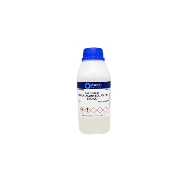 Solução Timolftaleina 1% 1000ml Êxodo